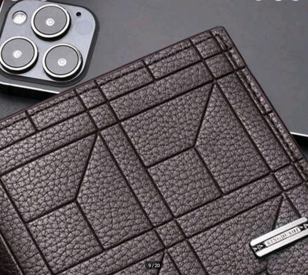 Portefeuille élégant en cuir