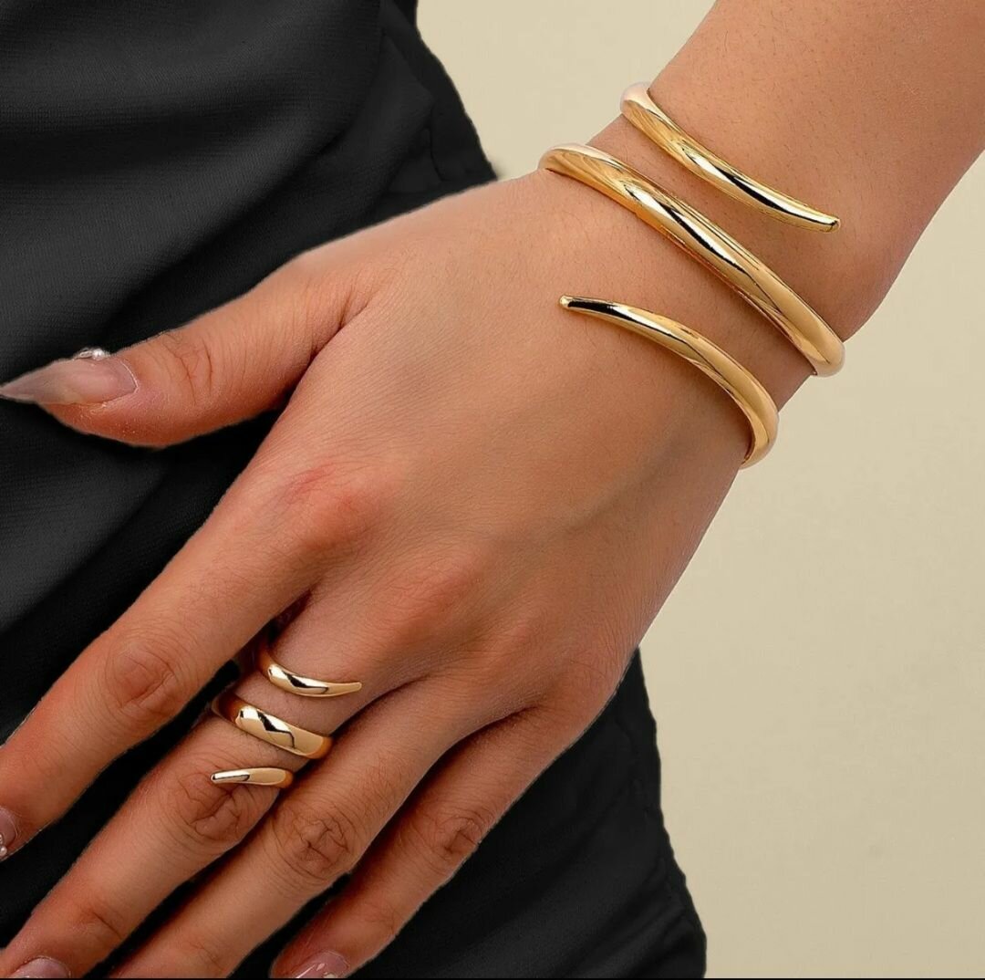 Bracelet et Bague Ensemble Élégant