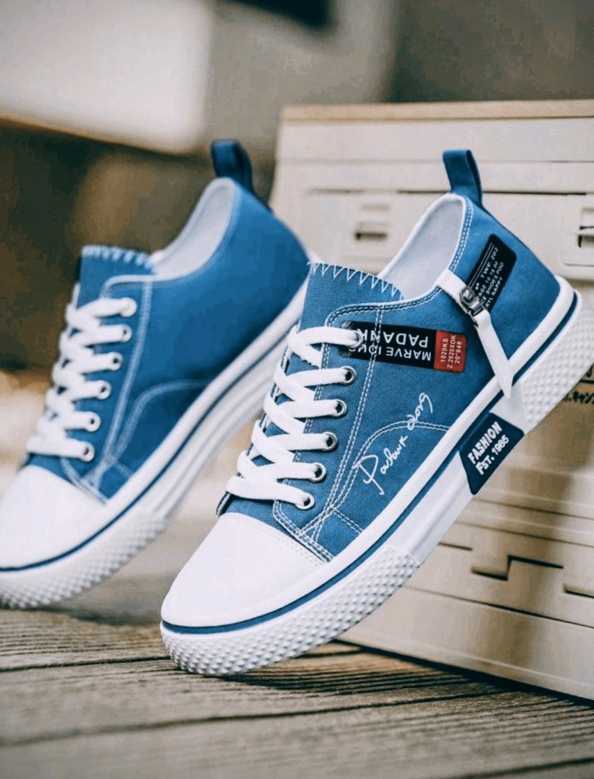 Baskets en toile tendance