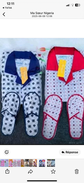 Pyjama en coton confortable