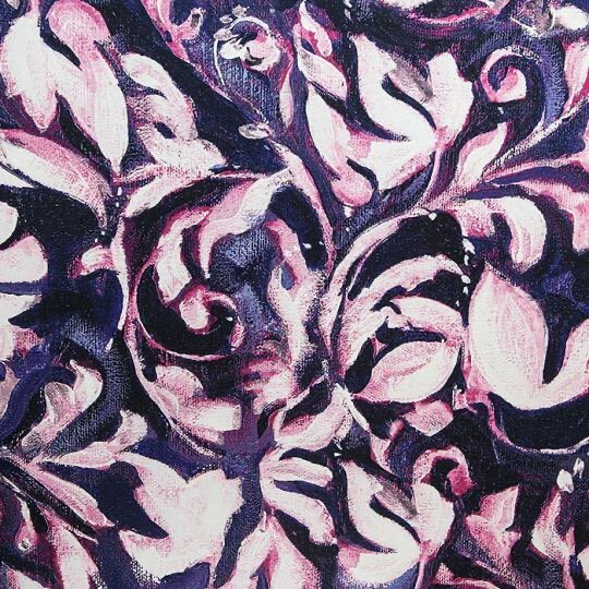 Papier peint floral luxueux