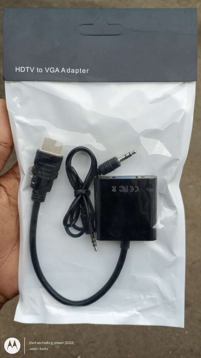 HDMI to VGA with audio provision