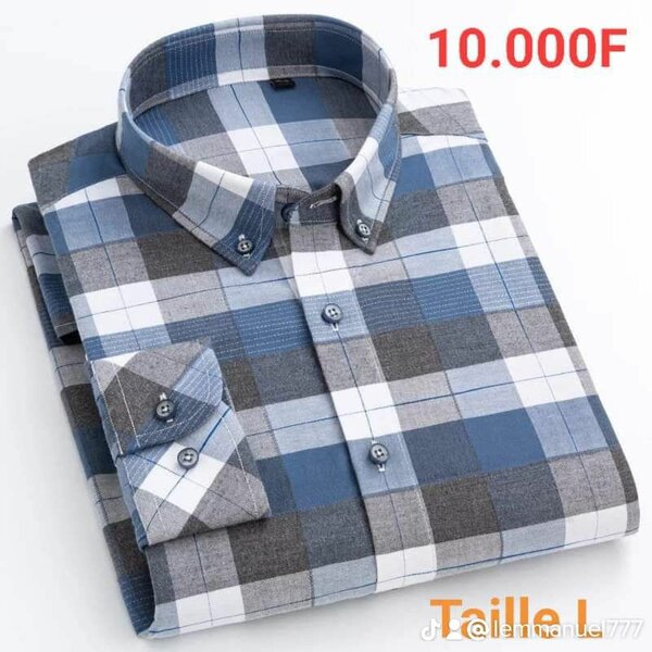 Chemise à carreaux classique