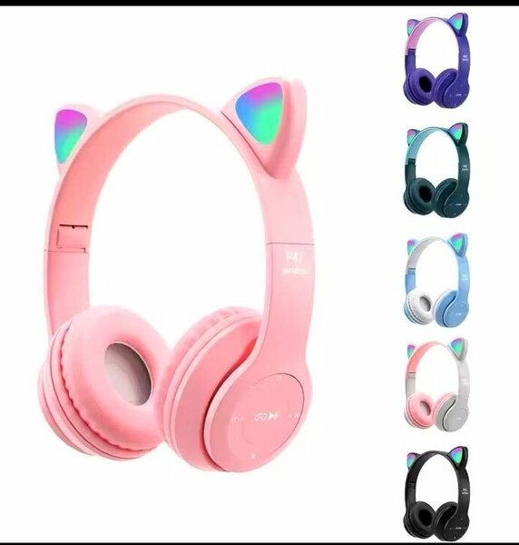 Casque Bluetooth oreilles de chat