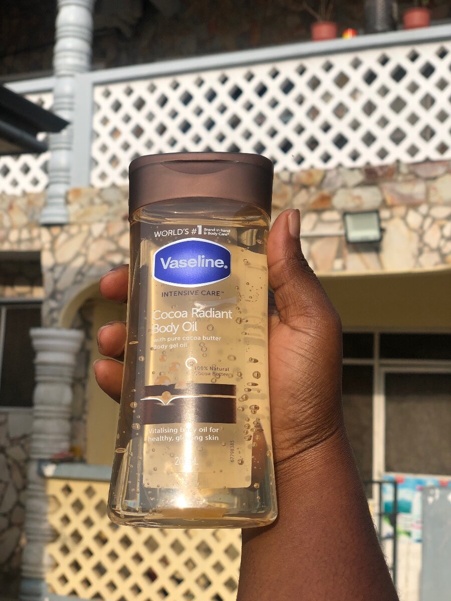 Vaseline body oil