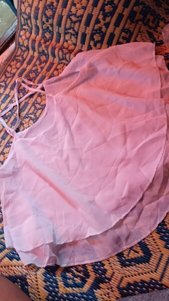 Top court en mousseline