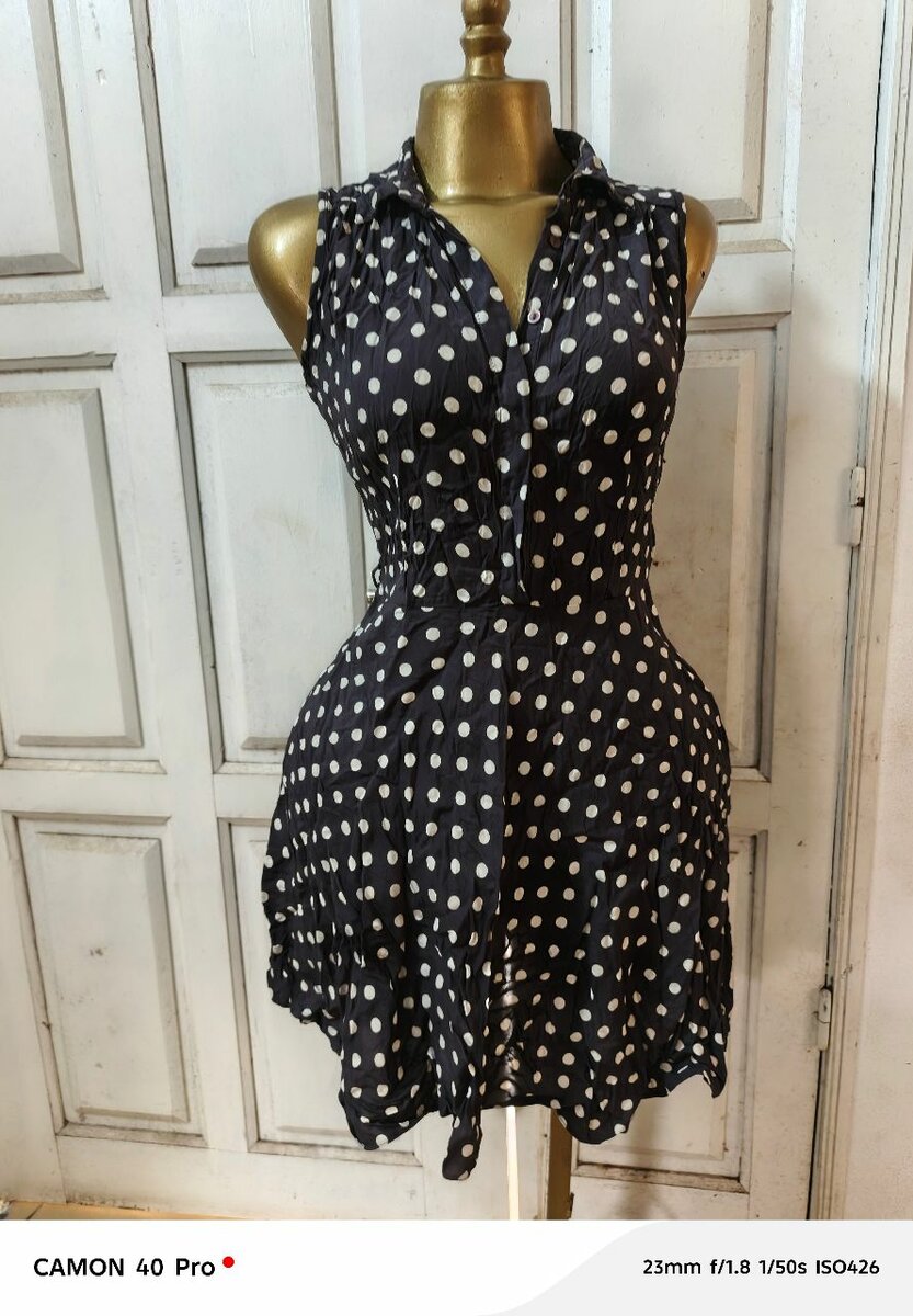 Robe à pois élégante