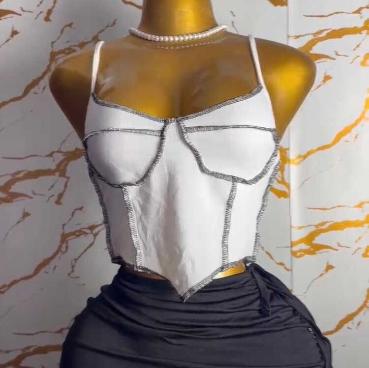 Hauts bustier féminins élégants