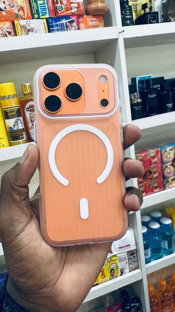 Coque iPhone MagSafe Orange