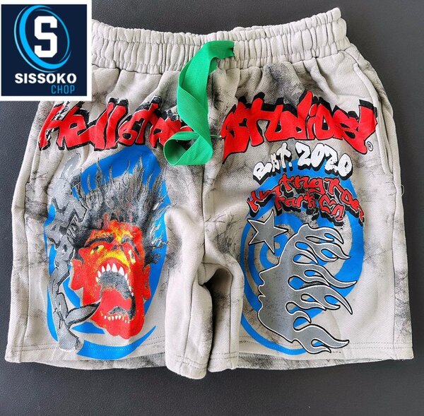 Shorts graphiques colorés