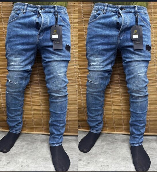 Jeans slim en denim pour hommes