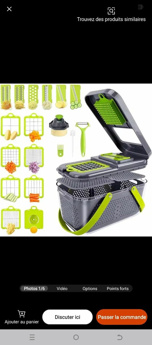 Coupe-légumes multifonction