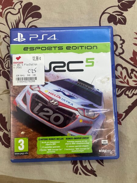 Jeu WRC 5 ps4