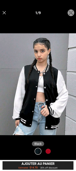 Veste universitaire stylées