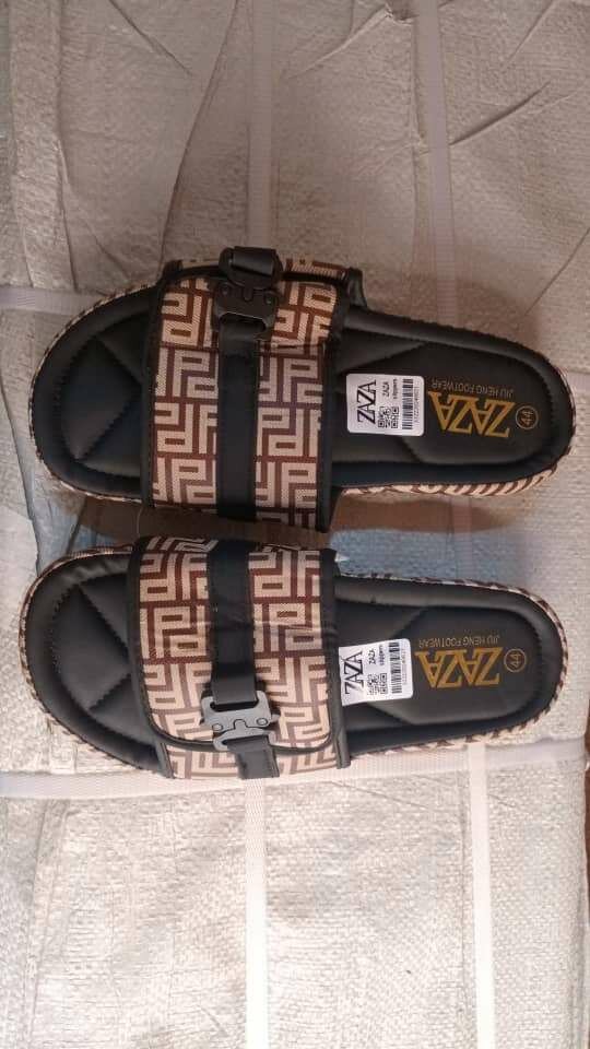 Zara lux slide slippers