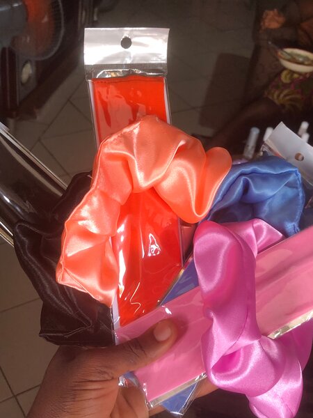 Lot de Chouchous Satin Colorés