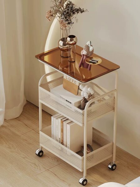 Chariot de rangement mobile élégant