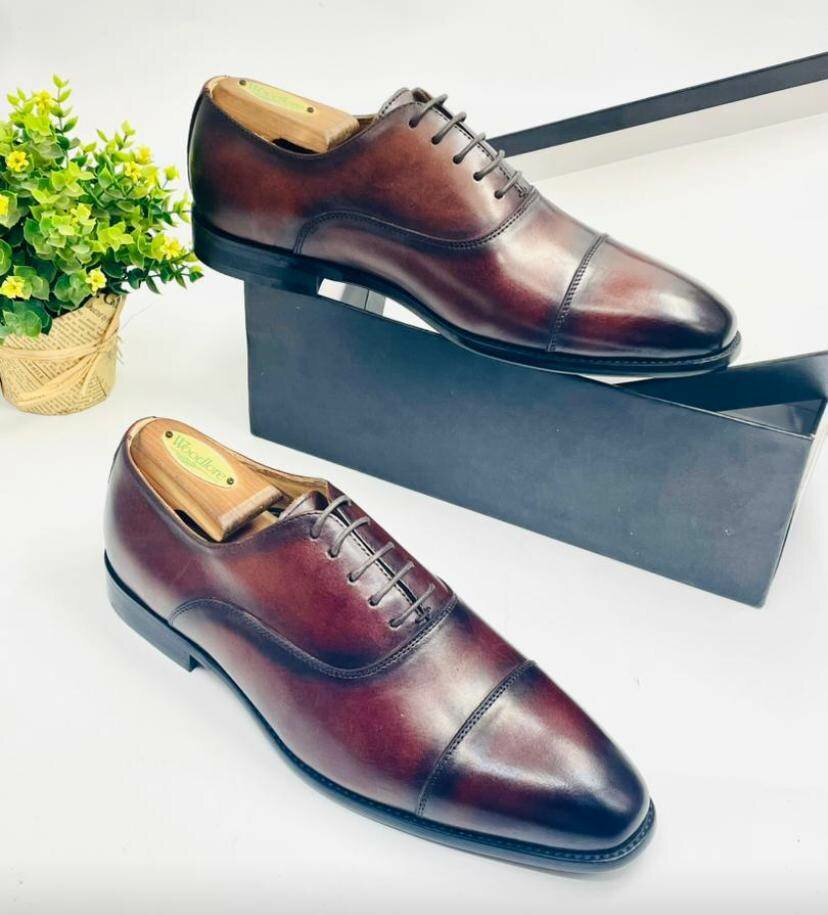 Executive leather shoes