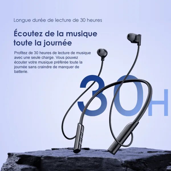 oraimo Necklace Lite Casque sans fil à vibration d'appel  (7