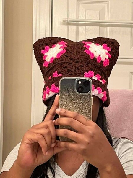 Bonnet en crochet élégants