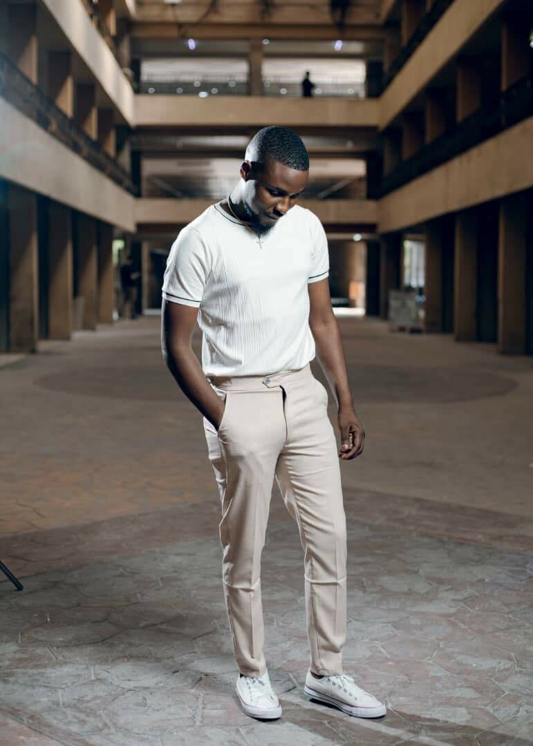 Trousers and T-shirts