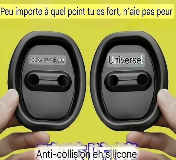 4 Amortisseur serrure de porte
