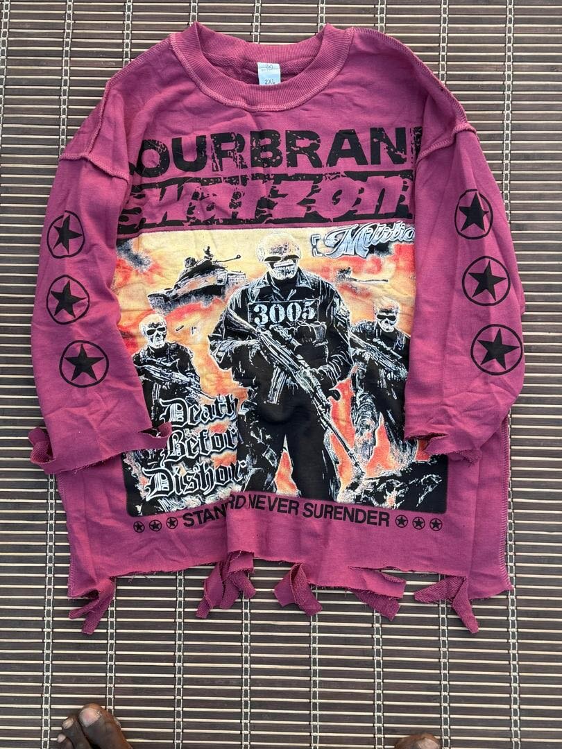 T-shirt militaire graphique homme