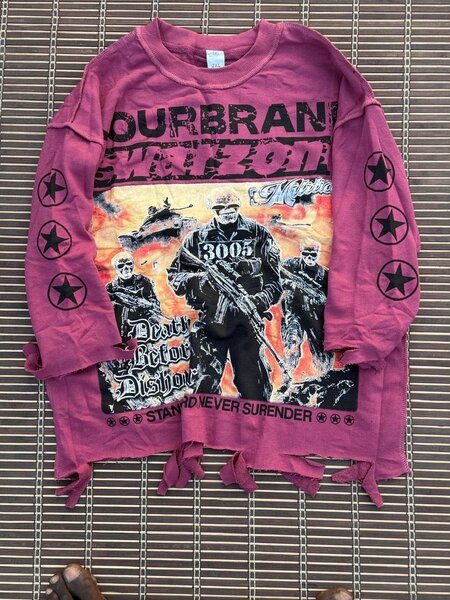 T-shirt militaire graphique homme