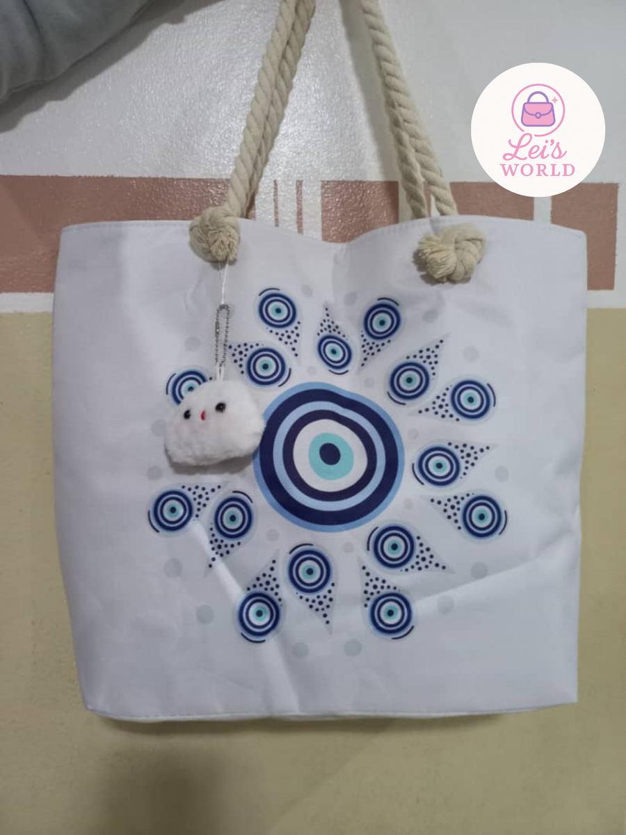 Tote bag en toile bohème