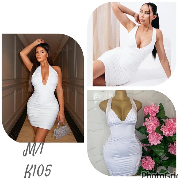 Beautiful and stylish women's dress white