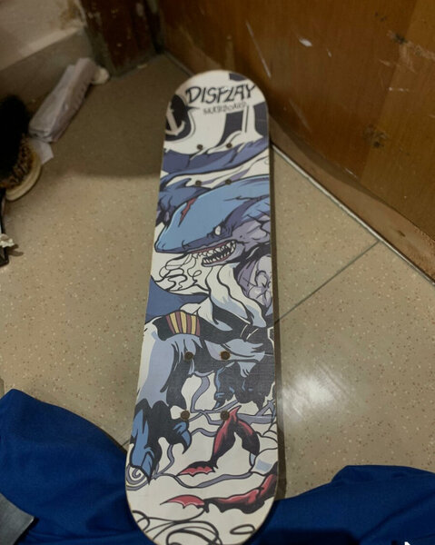 Skateboard design requin