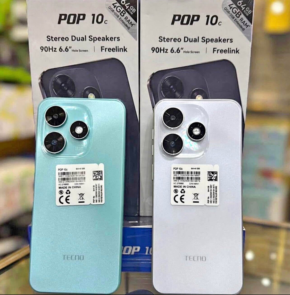 Tecno Pop 10c 64GB 4GB RAM