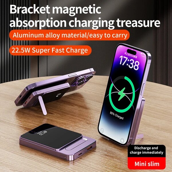 Power bank magnétique Sans fil 