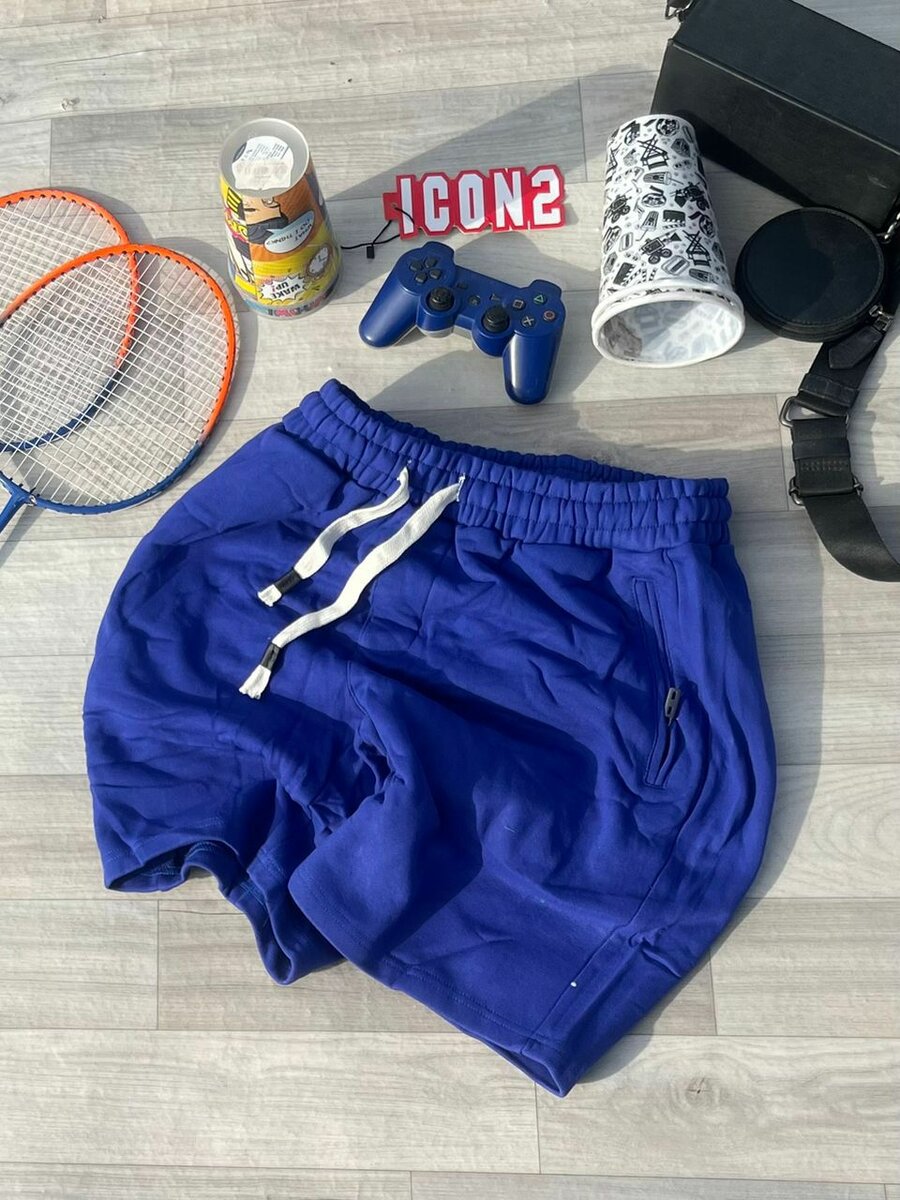 Shorts de sport bleu homme
