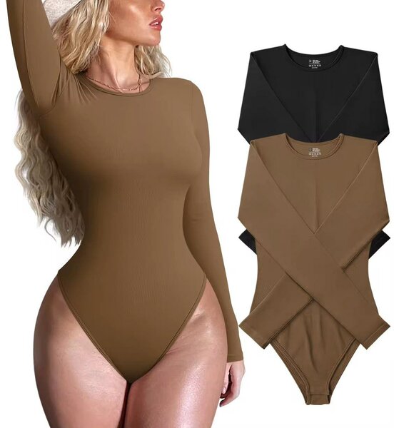 Body femme manches longues