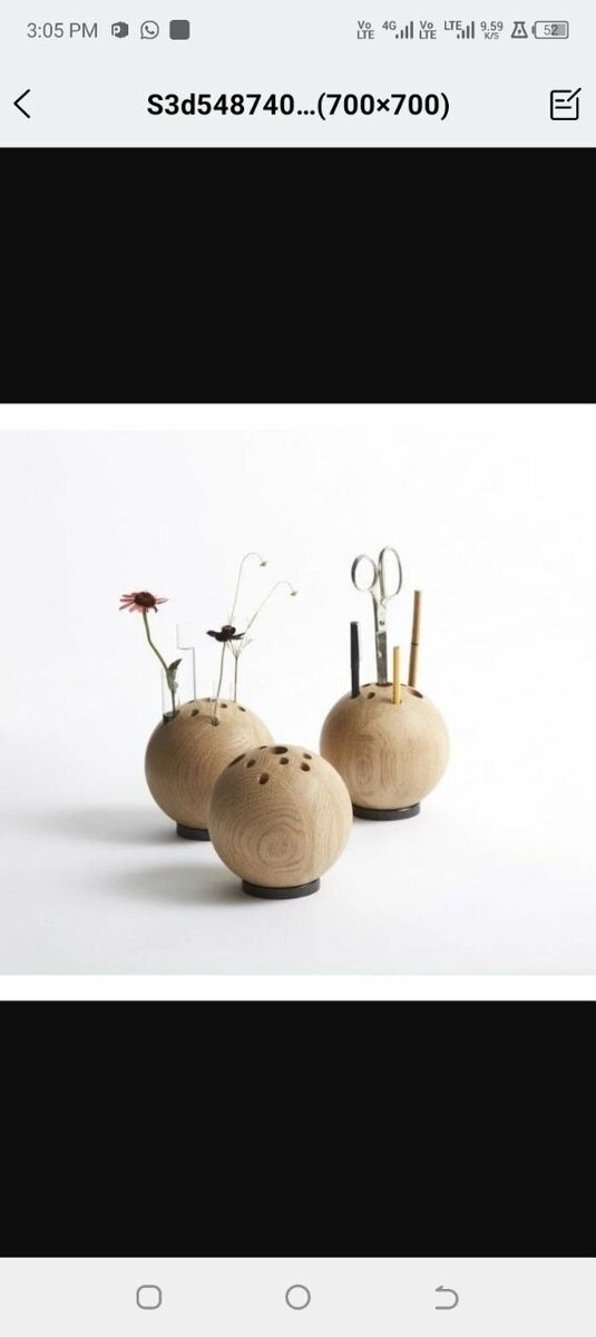 Pen organizer,Wooden pen holder ( Pack of 1)