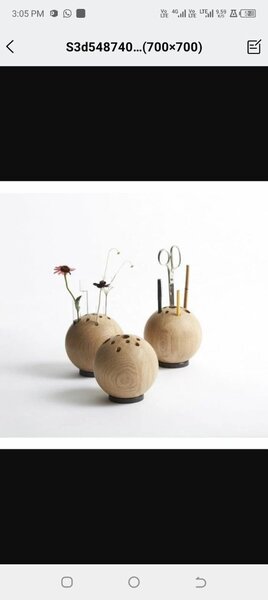 Pen organizer,Wooden pen holder ( Pack of 1)