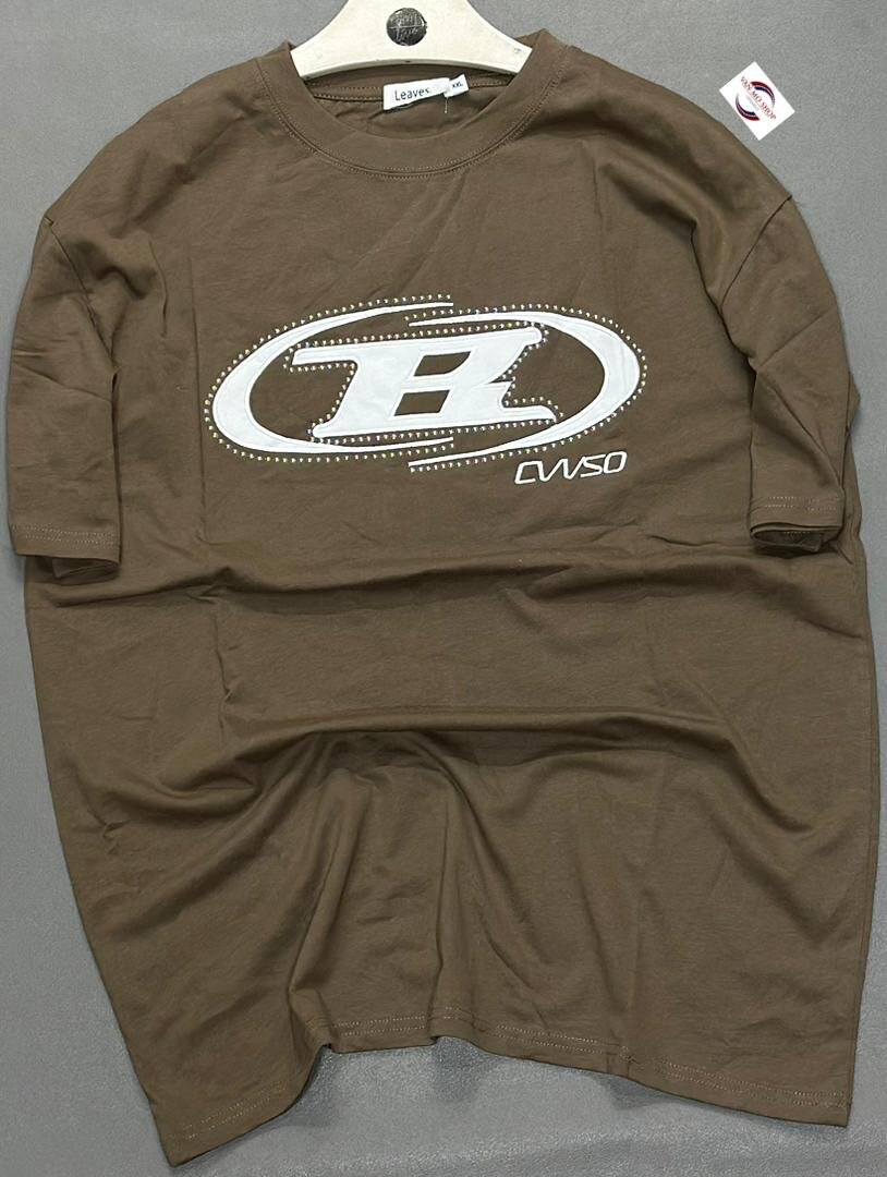 T-shirt oversize imprimé tendance