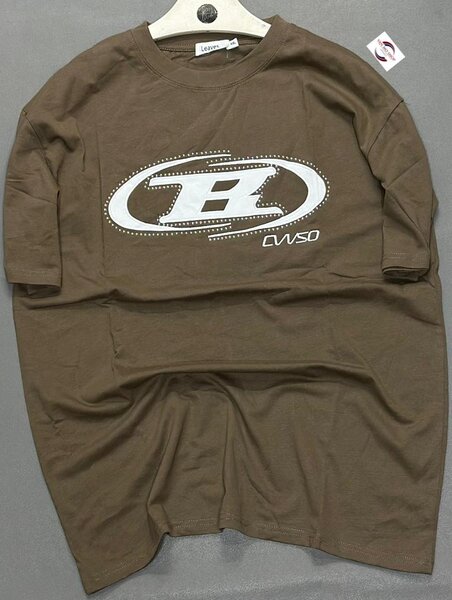 T-shirt oversize imprimé tendance
