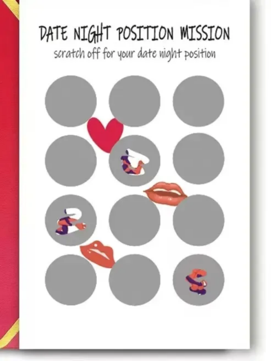 Carte a gratté Kamasutra