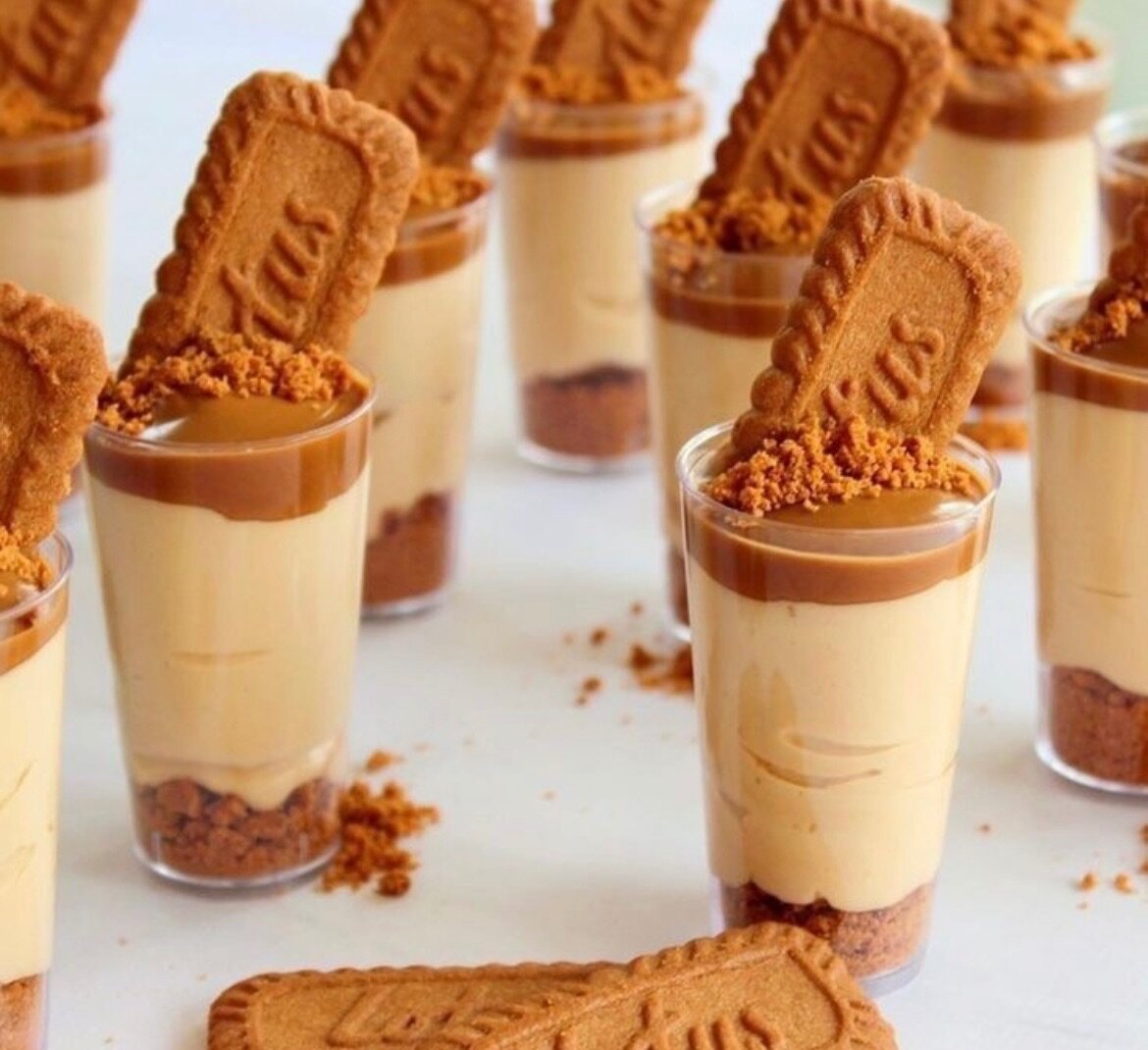 Verrines gourmandes aux biscuits