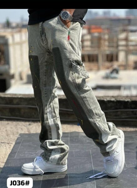 Jeans cargo homme moderne