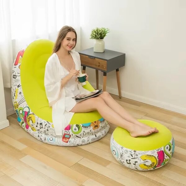FAUTEUIL GONFLABLE +POMPE ÉLECTRIQUE