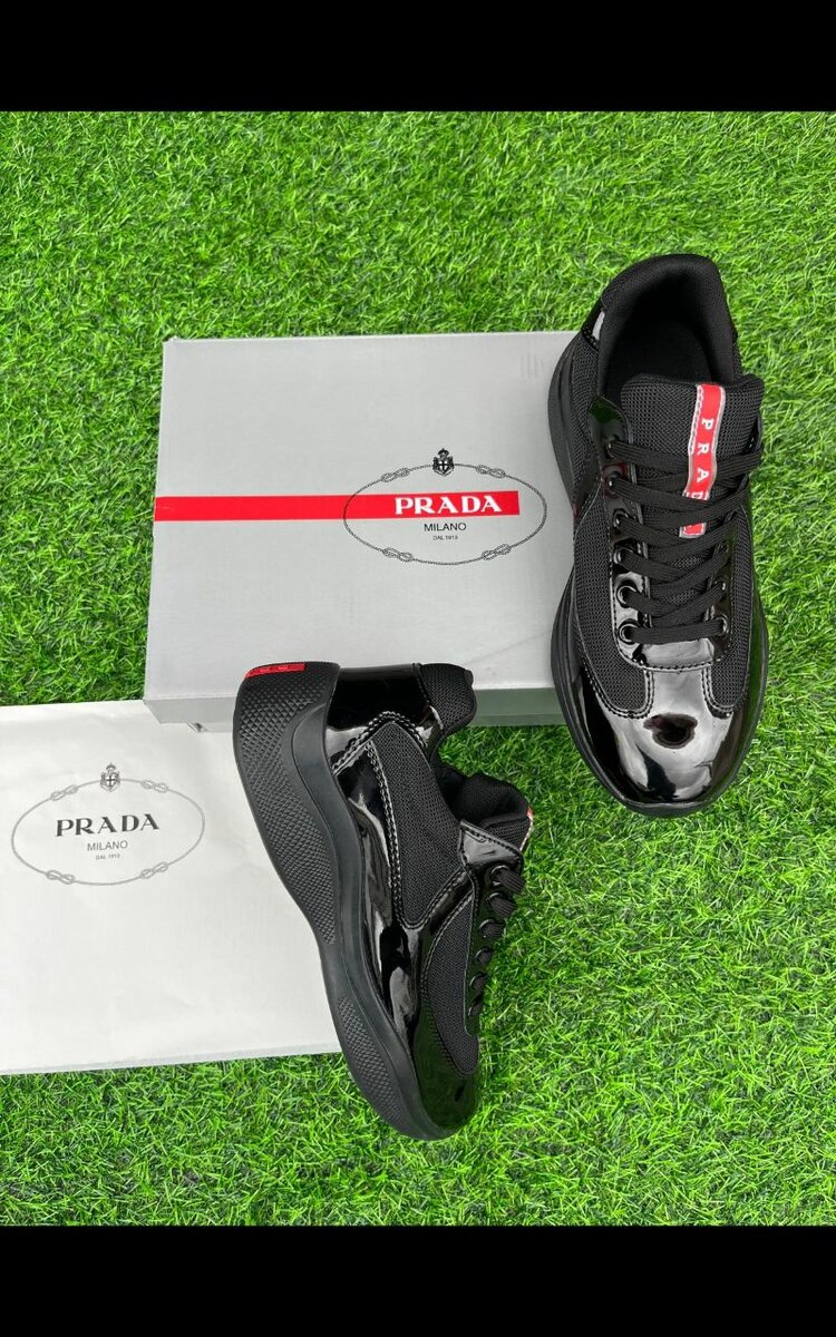 Sneakers en cuir Prada Lux