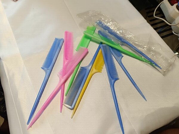 Colorful Hair Styling Combs Set