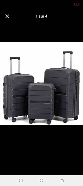 Set de valises rigides 3 pièces