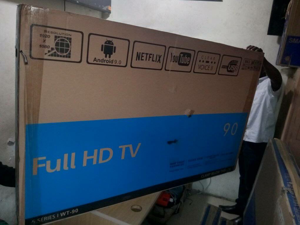 LED frameless 4k UHD android smart tvs