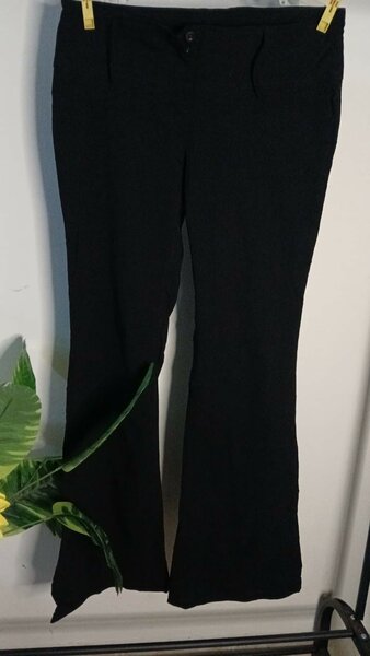 Pantalon tissu gros bas femme