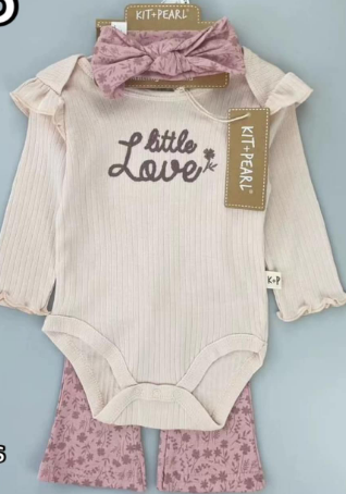 K!T + PEARL 3-pc set, sizes 3-6 months 12 months
