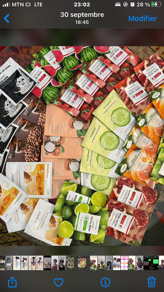 Masque Facial au Riz